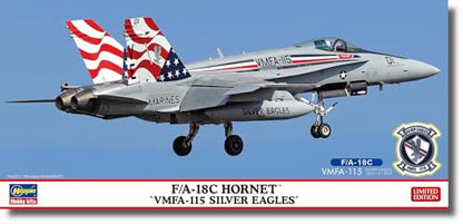 ハセガワ(Hasegawa) Hasegawa 02471 1/72 US F/A-18C Hornet VMFA-115 Silver Eagles Plastic Model