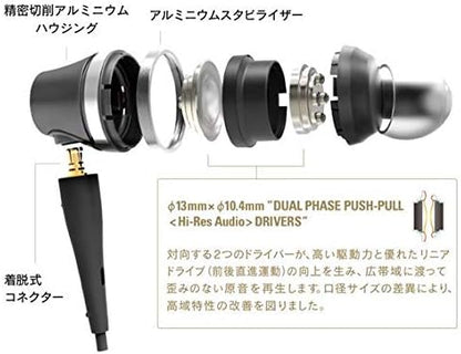 audio-technica hi-res corresponding Canal earphone Sound Reality ATH-CKR90