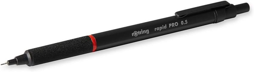 rOtring Rapid Pro Mechanical Pencil, 0.5mm, Black