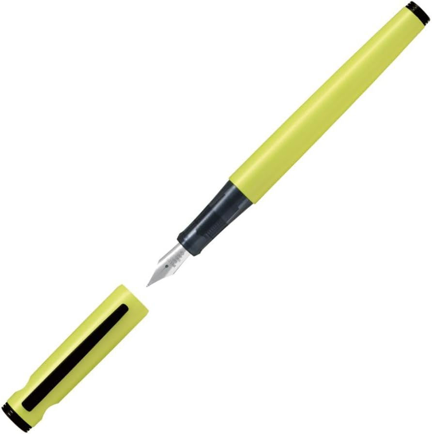 LIGHTIVE Fountain Pen, Live, Medium Point, M, Active Yellow, Lightweight Body, Stylish, Simple, detail image
