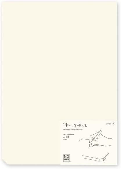 DESIGNPHIL Midori 15236006 Memo MD Paper Pad, A4, Unruled