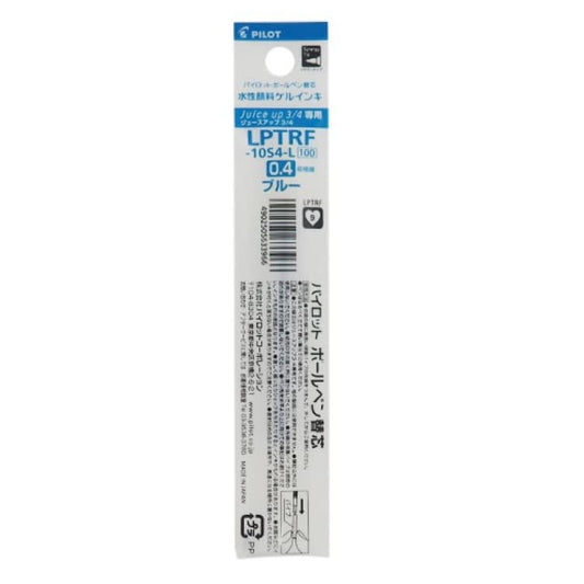 Pilot LPTRF-10S4-L Ballpoint Pen Refill, for Juice Up 3 and 4, 0.02 inches (0.4 mm), Blue, Set of 3