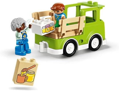 LEGO My City Duplo Bee Care and Beehives, Educational Toy for Boys and Girls, 2 Bee Figures and Truck, Construction Set, Easter Gift for Boys and Girls Ages 2 and Up 10419