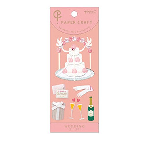 Midori PC Sticker 2131 Wedding Cake Pattern A 82131006