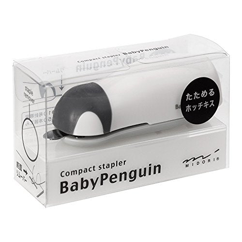 Midori Compact Stapler, Baby Penguin (49857006)