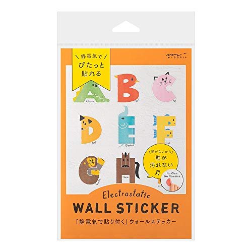 Design Fill 84279006 Midori Sticker, Wall Sticker, Anti-Static, English Lesson Pattern