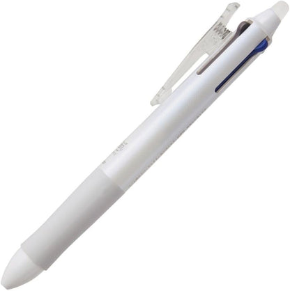 PILOT Frixion Ball Knock 4-Color Gel Ink Multi-Pen, White (LKFB-80EF-W)