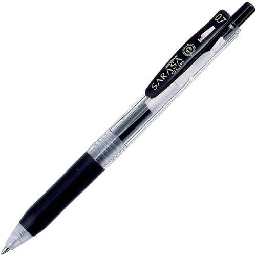 Ten black ZEBRA calico clip 0.7mm