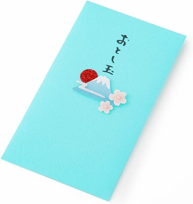 Midori 25302006 PC Pochi Bag, Otoshi Ball, Mt. Fuji Pattern