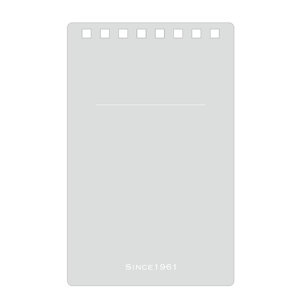 Midori Diamond Memo Pad - Medium 3" x 4.7" - 5 mm Graph - 40 Sheets - Blue