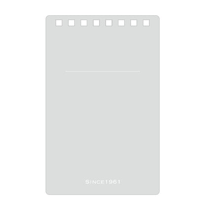 Midori Diamond Memo Pad - Medium 3" x 4.7" - 5 mm Graph - 40 Sheets - Blue