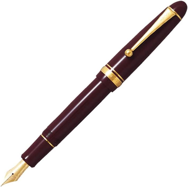 PILOT Fountain Pen Custom 742, Deep Red Body, M-Nib (FKK-2000R-DR-M)