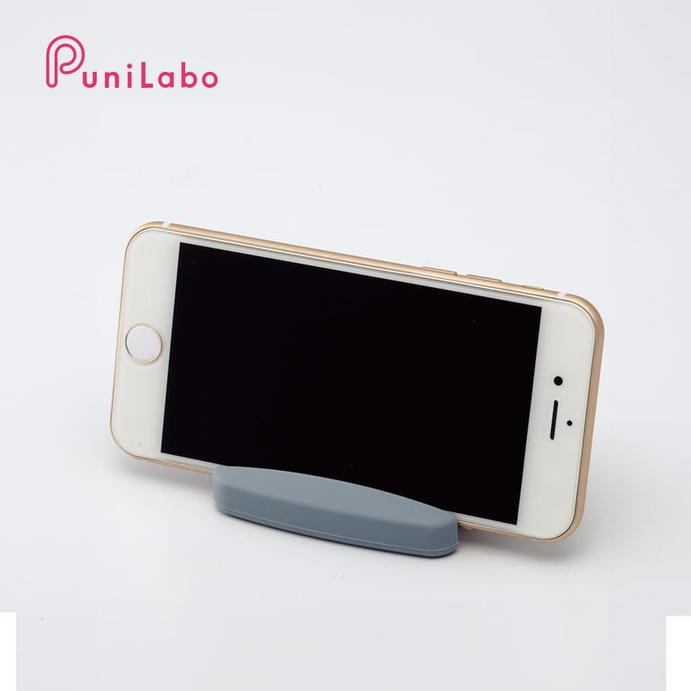 LIHIT LAB PuniLabo Cell Phone Stand w/ Earphone Holder, 3.1" ?� 1.2", Bear (A7713-1)