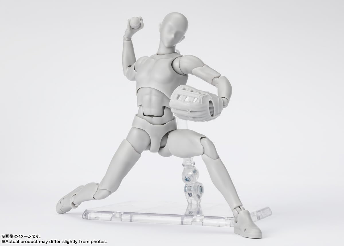 TAMASHII NATIONS - Body-Kun -Sports- Edition DX Set (Gray Color ver.), Bandai Spirits S.H.Figuarts Action Figure