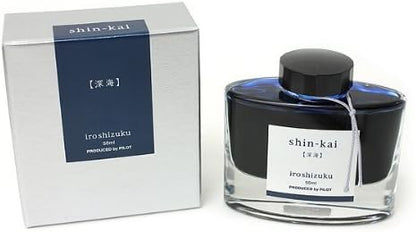 PILOT Bottle Ink iroshizuku Shinkai, Blue, 50 milliliters