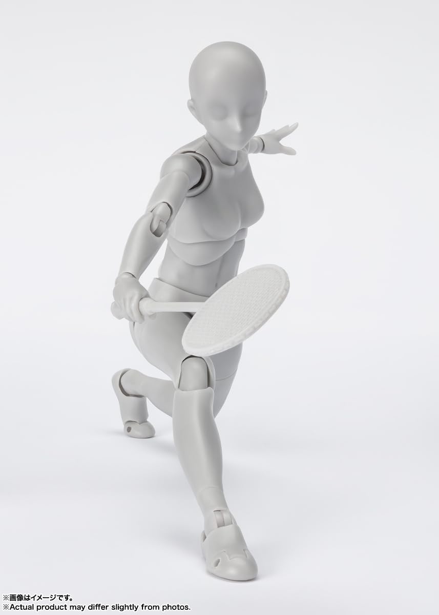 TAMASHII NATIONS - Body-Chan -Sports- Edition DX Set (Gray Color ver.), Bandai Spirits S.H.Figuarts Action Figure