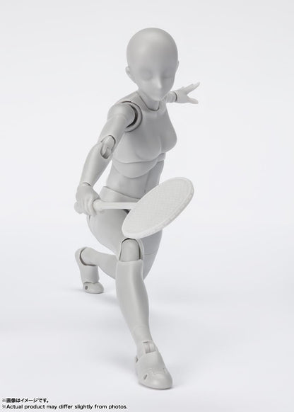 TAMASHII NATIONS - Body-Chan -Sports- Edition DX Set (Gray Color ver.), Bandai Spirits S.H.Figuarts Action Figure