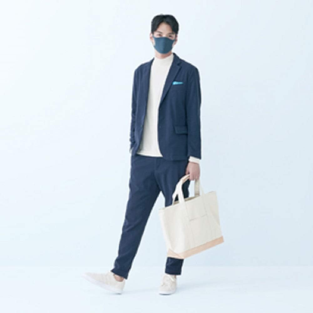 Pitta Mask Facial Masks 3pcs from Japan, Navy