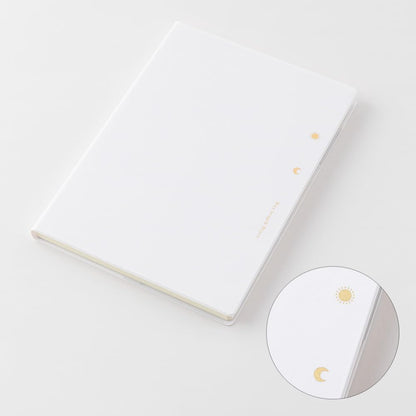 Midori 22287006 Day Length Notebook, 2024, B6, Weekly, White, Starts December 2023 (white)