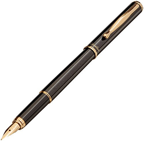 Pilot Fountain Pen Cavalier, Black Body, Medium Nib (FCA-3SR-B-M)