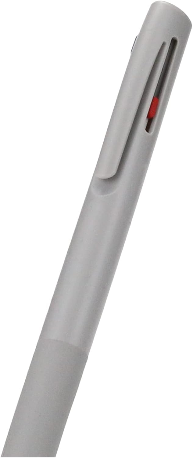 ZEBRA 3 Colors Ballpoint Pen, Blen 3C 0.5mm, Gray Body (B3AS88-GR)
