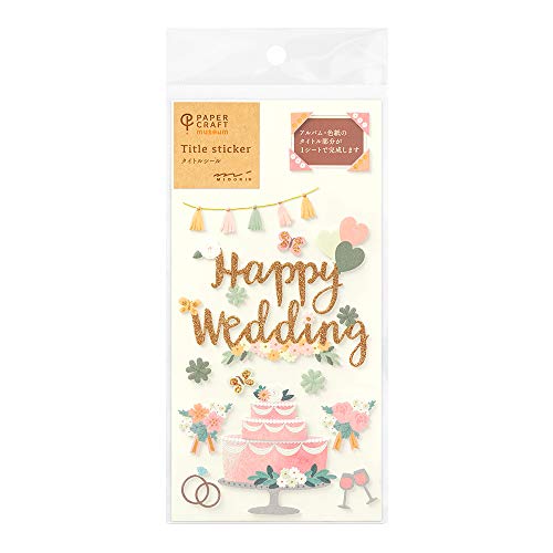 Midori Sticker 2513 PCM Title Wedding Cake Pattern 82513006
