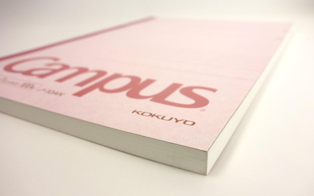 KOKUYO Campus Notebook, A 7mm Ruled, Semi-B5, 100 Sheets, 30 Lines, Pink, Japan Import (NO-10AN)