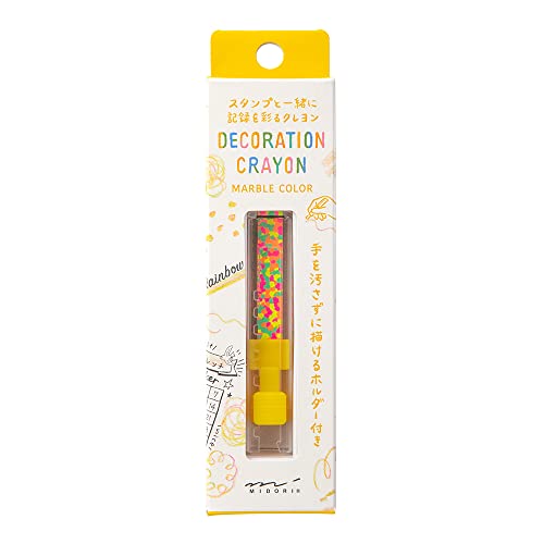 Midori Crayons Decorative Crayons Rainbow 38112006 (Flower Field)
