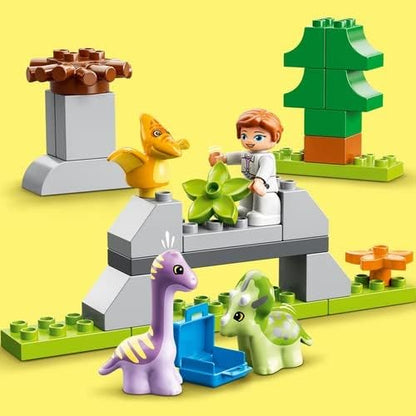 LEGO DUPLO Jurassic World Dinosaur Nursery 10938 Building Toy with 3 Baby Animals;Including a Triceratops, and a Claire Dearing Figure