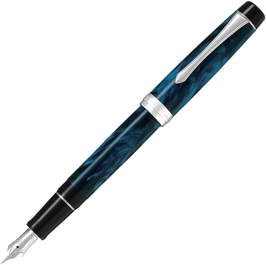 PILOT Fountain Pen, Custom Heritage SE FKVH-3MR Marble Blue MAL Medium, main image