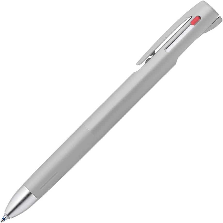 ZEBRA 3 Colors Ballpoint Pen, Blen 3C 0.5mm, Gray Body (B3AS88-GR)