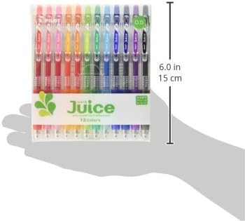 PILOT Juice Gel Ink Ballpoint Pen, 0.5mm, 12 Color Set (LJU120EF-12C)
