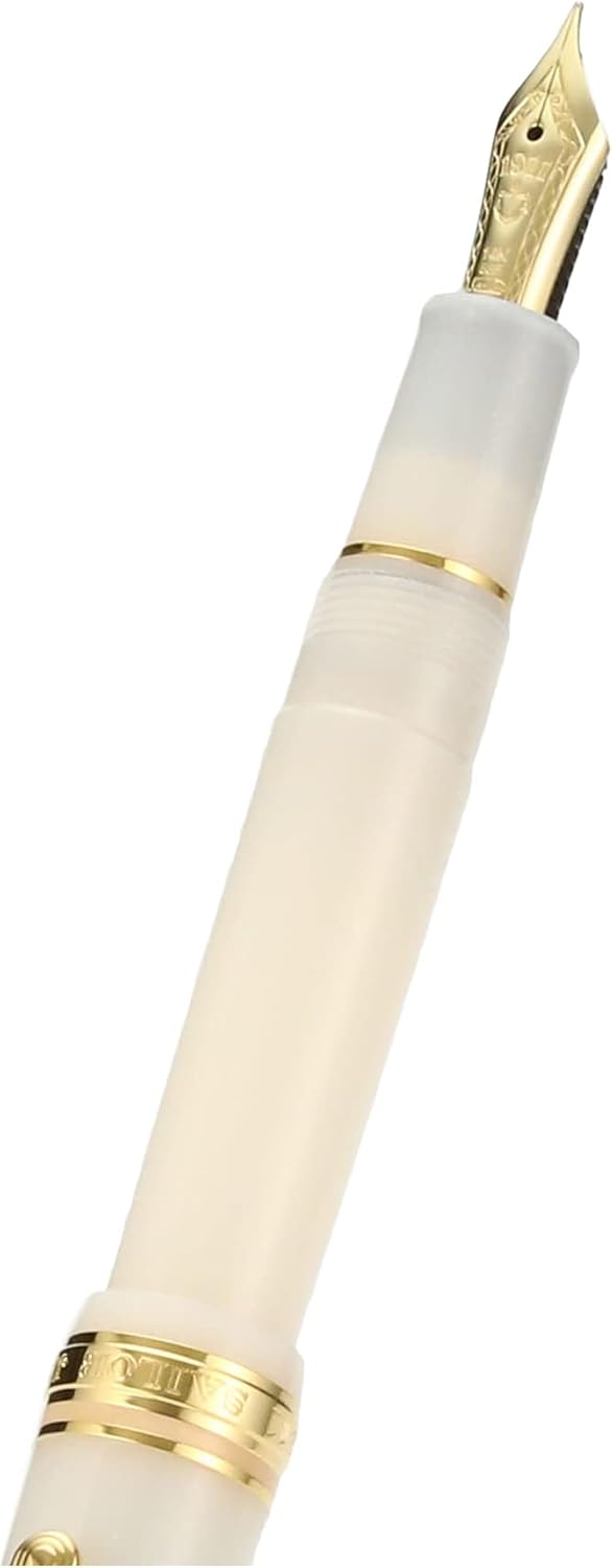 Sailor Fountain Pen, SHIKIORI Soraha Setsugetsu, Meigetsu, Medium Fine Point, 11-1224-303 design details