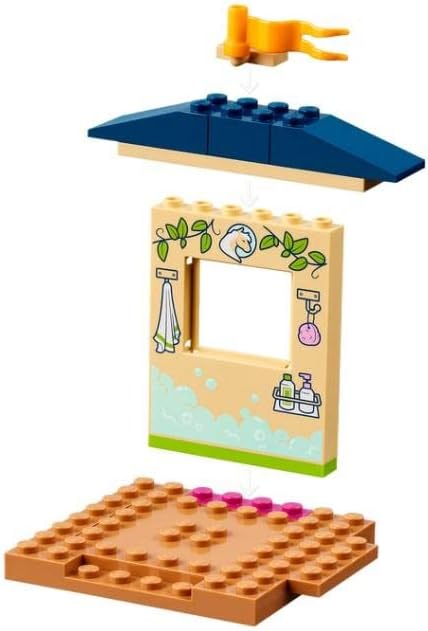 LEGO Friends Pony Caring For 41696 Toy Block Present Doll Pretend Play Animals Animals Girls 4 Years Old