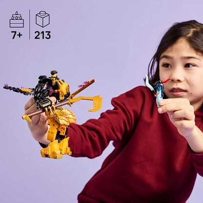 LEGO NINJAGO Arin’s Spinjitzu Battle Mech Toy Set 71839 Building Blocks Toys for 7+ Gift for Boys and Girls