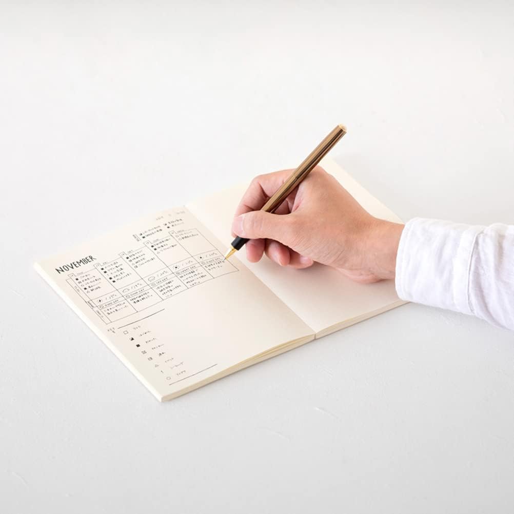DESIGNPHIL Design Phil Midori Notebook, MD Notebook, A5 Journal, Dot Squared, 15259006