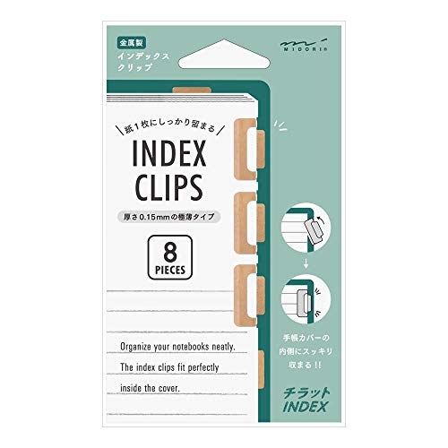 Midori Clip Index Chilat Orange 43230006
