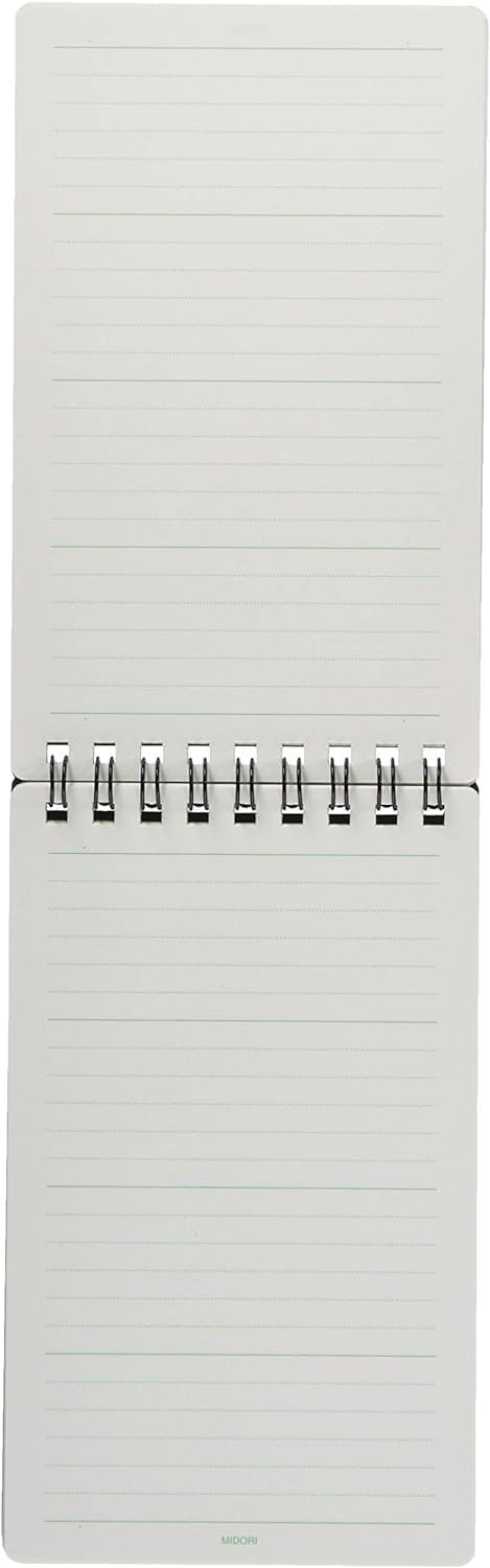 Midori 19003011 Diamond Memo, Large, 0.2 inch (5 mm) Ruled, Black, Set of 10