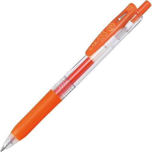 ZEBRA SARASA Clip 0.7mm [Red Orange] x 10 pieces (Japan Import)