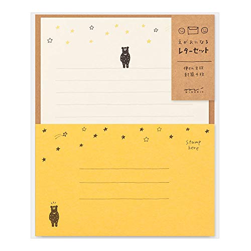 Midori 91802544 Letter Set, Starry Sky Pattern