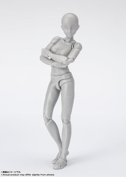 TAMASHII NATIONS - Body-Chan -Sports- Edition DX Set (Gray Color ver.), Bandai Spirits S.H.Figuarts Action Figure