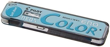 PILOT Color Mechanical Pencil Lead Eno, 0.7mm, Soft Blue, 10 Leads (HRF7C-20-SL)