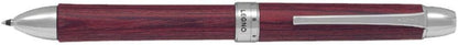 Pilot 3-color ballpoint pen, Legno BKTL3SKDR, deep red barrel
