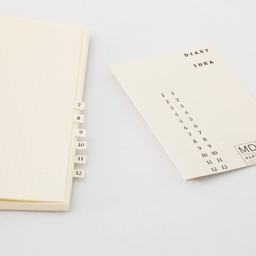 DESIGNPHIL Design Phil Midori Notebook, MD Notebook, A5 Journal, Dot Squared, 15259006