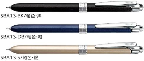 ZEBRA Sharbo+1 2 Color 0.7 mm Ballpoint Multi Pen 0.5 mm Pencil for Notebooks - Black Body - SBA13-BK
