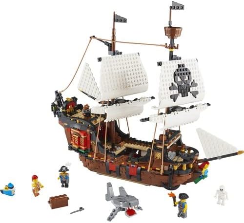 LEGO Creator 3in1 Pirate Ship 31109 Building Playset - Pirates and Model Ships