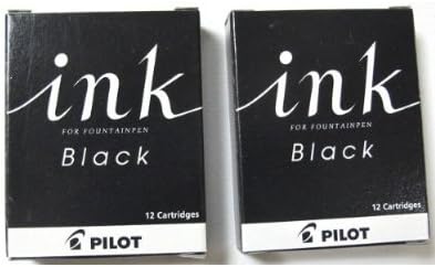 PILOT fountain pen cartridge ink black [2 boxes] IRF-12S-B