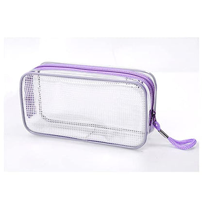 Kept Raymay Fujii KPF902W Pencil Case, Clear Pen Pouch, White