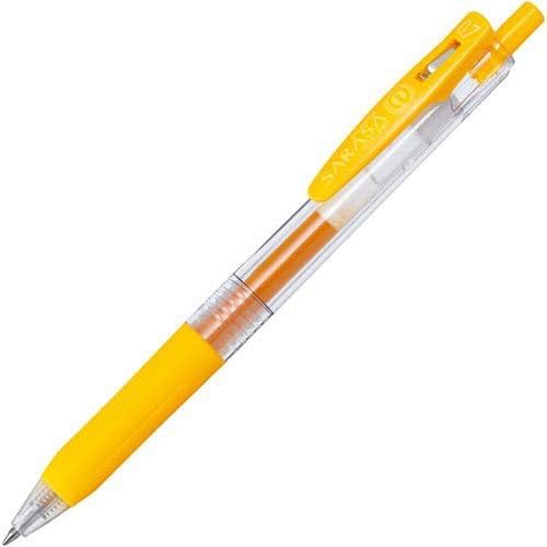 ZEBRA SARASA Clip 0.7mm [Yellow] x 10 pieces (Japan Import)