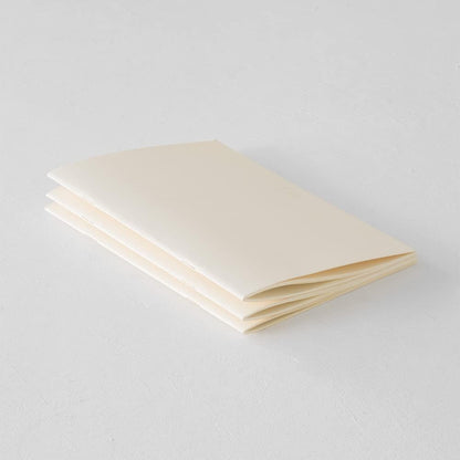 DESIGNPHIL Midori 15305006 Notebook, MD Notebook, Light, A5, Square Ruled, Set of 3, A